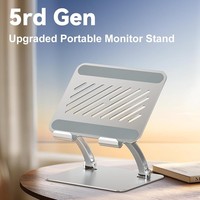 Support pliable pour ordinateur portable et tablette Trustloops personnalisé avec étiquette privée, réglable, dissipation thermique, OEM ODM, faible MOQ, échantillon
