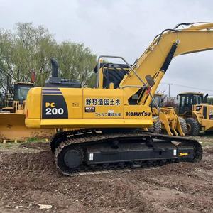 Komatsu รถขุดตีนตะขาบ PC200-8ใช้แล้ว20ตันพร้อมส่วนประกอบเครื่องยนต์หลักและปั๊มที่ใช้ - Product Image 3