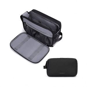 OEM ODM Custom Travel <b>Toiletry</b> <b>Bag</b> for <b>Men</b> Bathroom Water-resistant Organizer Dopp Kit with Double Side - Product Image 6