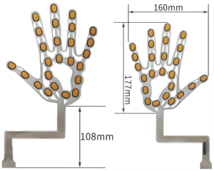 Capteur <span class=keywords><strong>de</strong></span> pression flexible à matrice FSR pour portables et pinces robotiques, usine directe - Product Image 1