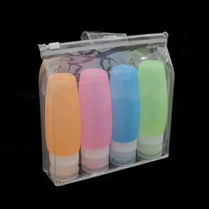 ขวดซิลิโคนแบบบีบสำหรับเดินทาง ขนาด 100 มล. สีใหม่ ชุดเดินทาง OEM/ODM พร้อมขวดซิลิโคนแบบมีสเกลวัดปริมาณ - Product Image 1