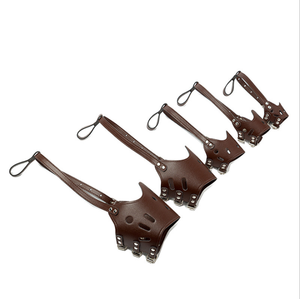 QUCHONPET Artículos <span class=keywords><strong>para</strong></span> Mascotas, Bozal <span class=keywords><strong>para</strong></span> <span class=keywords><strong>Perros</strong></span>, Transpirable y Ajustable, Cómodo, Seguro, Antiladridos, <span class=keywords><strong>para</strong></span> <span class=keywords><strong>Galgos</strong></span>, de Cuero Personalizado - Product Image 5