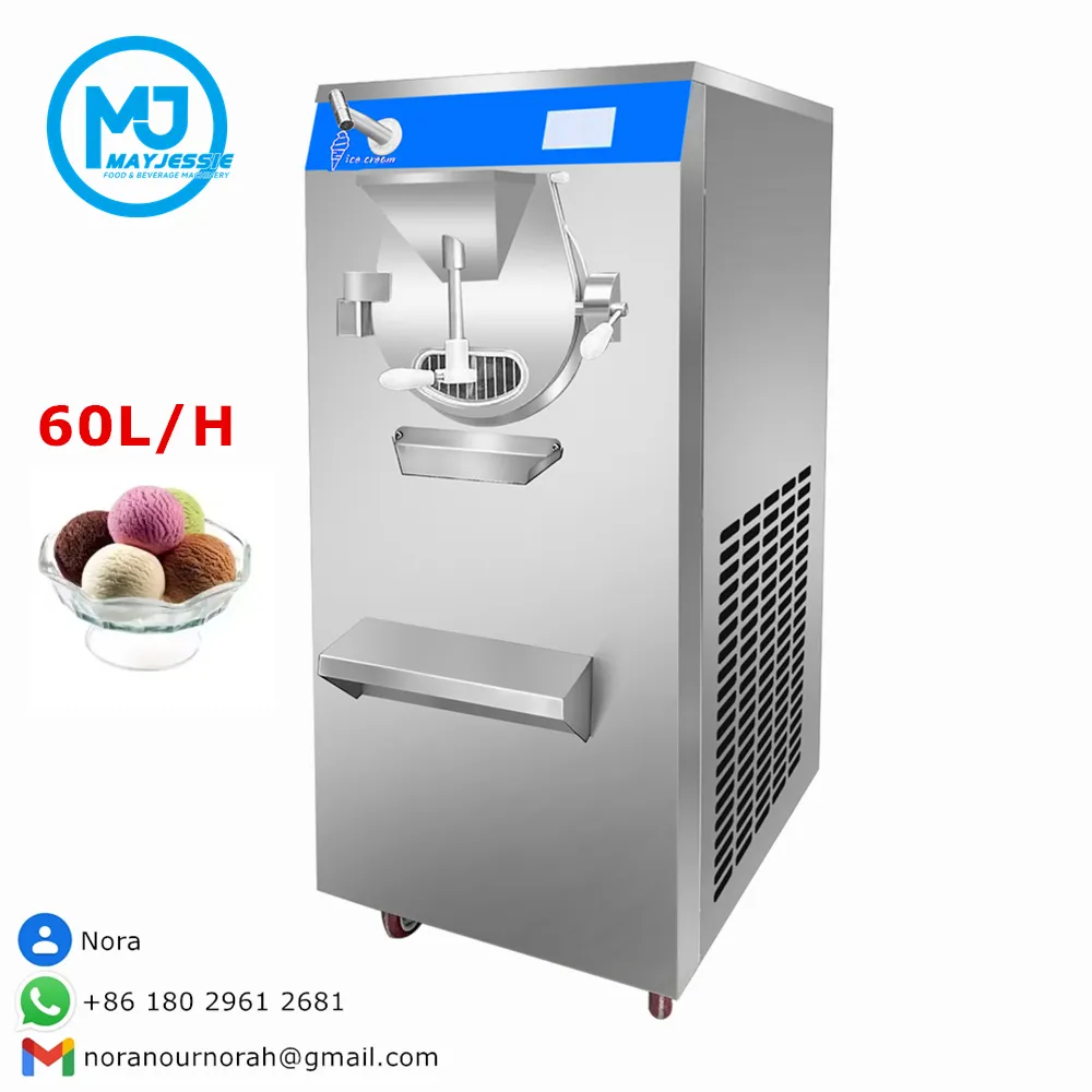Máquina de helados duros/congelador por lotes para Gelato