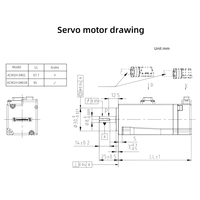 Servos Leadshine 1.11Nm 3000RPM 23Bit valor absoluto Servomotor de alto par o 100W 220V AC Servomotor