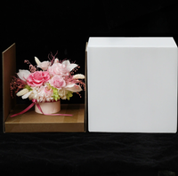 Bouquet de fleurs éternelles de luxe TC, rose et hortensia, décoration d'intérieur, cadeau de Saint-Valentin, fête des mères, anniversaire, rose préservée, boîte cadeau
