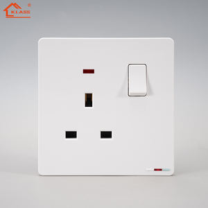 Tốt nhất bán anh tiêu chuẩn A5 loạt công tắc đèn đôi cực 13A Ổ cắm với bảng điều khiển bằng nhựa cho nhà tường thiết bị chuyển mạch và ổ cắm - Product Image 6