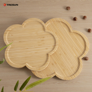 Amboo Plateau de service <span class=keywords><strong>en</strong></span> bambou naturel <span class=keywords><strong>Assiette</strong></span> <span class=keywords><strong>pour</strong></span> servir <span class=keywords><strong>Assiette</strong></span> <span class=keywords><strong>en</strong></span> <span class=keywords><strong>bois</strong></span> <span class=keywords><strong>pour</strong></span> manger Fabriqué à la main Décoratif - Product Image 1