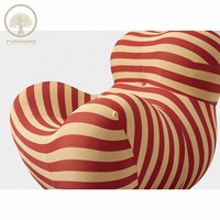 Chaise inclinable blanche en mousse à mémoire de forme, fauteuil à boules pour mère et enfant