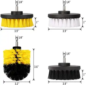 强大的尼龙钻刷在汽车孩子电动钻刷上