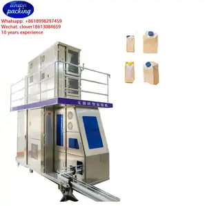 Fully Automatic Paper Box Beverage Aseptic Brick Carton Box Liquid Filling Packing Machine High Precision 50-1000ml