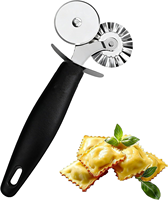 Cutter à pizza en acier inoxydable, ciseaux à roue simple ou double, ensemble d'outils de cuisine multifonctionnels détachables pour la pâte à pizza