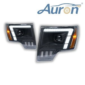 Phare LED AURON DRL pour Ford Raptor F150 2008-2014, accessoires automobiles, 36W 6000K, ajustement universel, phare homologué DOT, vente en gros - Product Image 1