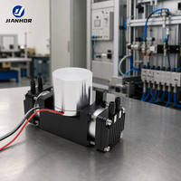 Pompe à air à diaphragme DC 24V, pompe à vide à double tête 600kPa 25L/min BD-08AB pour système pneumatique et filtration sous vide