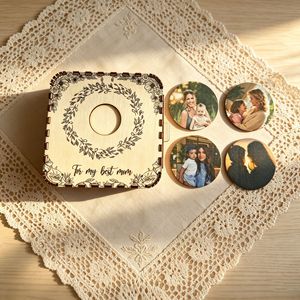 Carillon in Legno Personalizzato con Disco in Vinile, Regalo Personalizzato per San Valentino, Natale, Anniversario, Decorazione per la Casa - Product Image 6