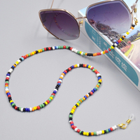 Bracelet de lunettes de soleil, porte-lunettes, perles, cordons de lunettes, chaînes de verre de lecture