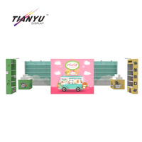 Système d'affichage Tianyu, boîte à lumière LED, équipement pliable robuste et écologique, kit de cadre en aluminium pour exposition
