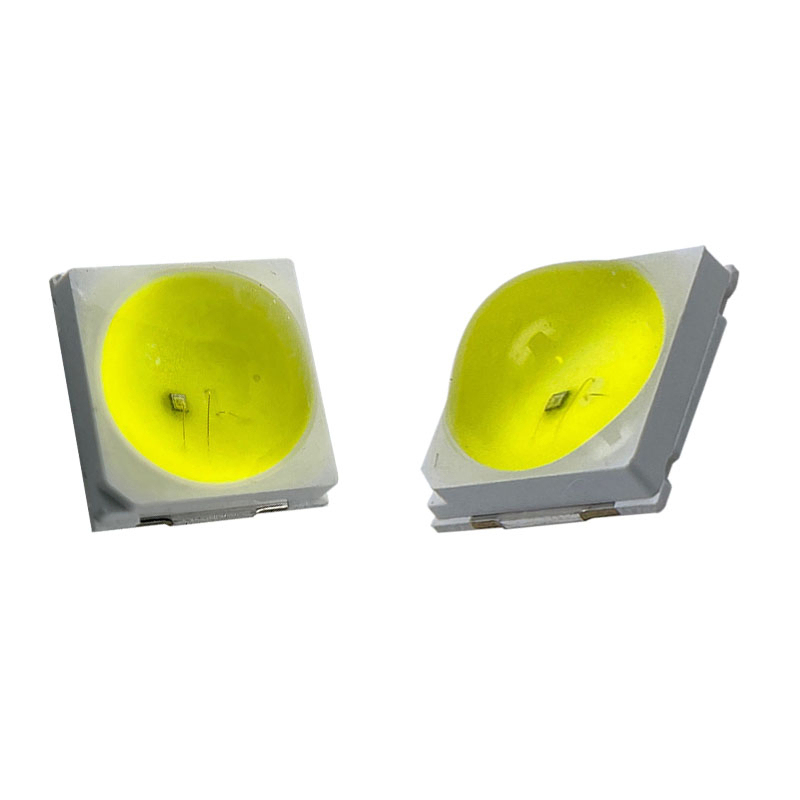 1W SMD LED 6V 5054 Tri-Color (365NM+395NM) Purple 365+395nm High Brightness Bi Color 5054 Mould Lens UV SMD LED for Nail Curing