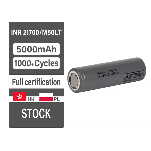 5000mah High Capacity Li-ion Battery Cylindrical Power Cell for LG M50LT INR21700 Solid State Korea Lithium Battery SAM 50E 50PL