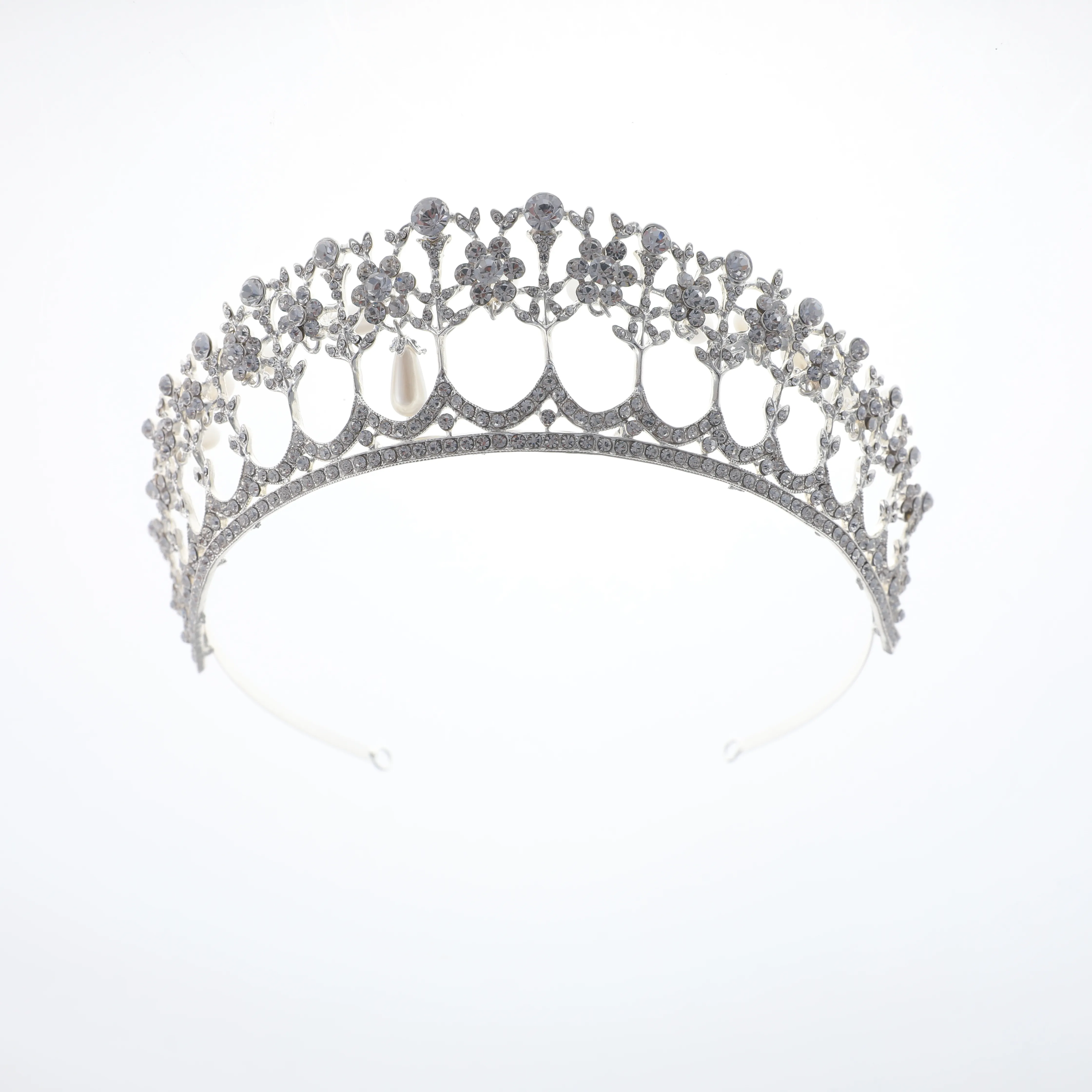 Couronne de cheveux en cristal Style Baroque, bijoux, accessoires de princesse pour mariage, couronne de beauté et diadème, nouvelle collection