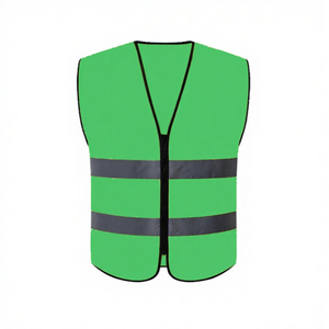 เสื้อกั๊กสะท้อนแสงความปลอดภัยแบบมองเห็นได้ชัดเจน ผลิตจากโรงงาน ราคาประหยัด พร้อมช่องสะท้อนแสง - Product Image 2