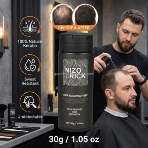 NIZORICK 30g Fibras Capilares de Queratina Natural para Cabello Fino, Polvo Voluminizador Instantáneo, Corrector, Fibras Capilares de Marca Privada - Product Image 1