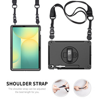 TPU + PC 360 Rotation Personnalisé Robuste Fente pour Stylo Étui pour Tablette pour Samsung Galaxy Tab S10 FE + Plus 13.1 Pouces