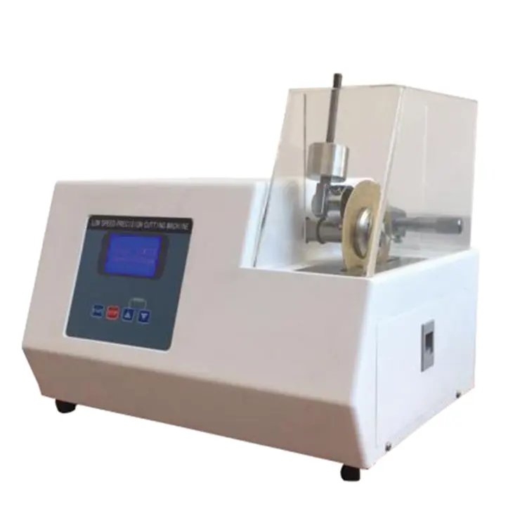 Thiết bị phòng thí nghiệm DTQ-5 tốc độ thấp chính xác metallographic mẫu máy metallographic Cutter