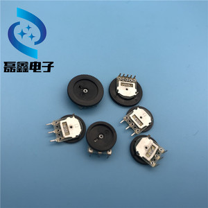 Potentiomètre rotatif LX 14x2mm, type à cadran, réglage par bouton pour le contrôle du volume audio - Product Image 4