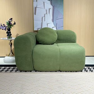 طقم أريكة حديثة قابلة للتحويل، قماش قابل للضغط معبأ بالتفريغ للفنادق وغرف المعيشة والمنازل، إسفنج مريح للنوم - Product Image 4