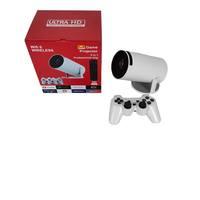 Projecteur de jeu Console de jeu vidéo classique Projecteur LCD portable Sortie 720P 1080P Projecteur Hy300 pour fête à la maison