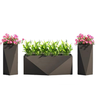 Pot de fleurs et jardinières contemporains de haute qualité pour l'extérieur, décoration de jardin et de maison, design simple et personnalisé pour grands arbres