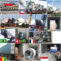 Camion malaxeur à béton autochargeur avec pompe, conception antichoc, livraison rapide, pompe hydraulique et moteur