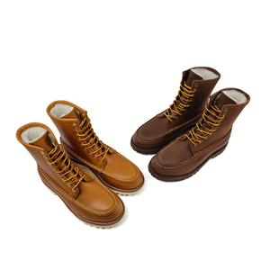 Bottes hautes en cuir doublées de laine chaude avec tige en cuir pleine fleur et construction <span class=keywords><strong>Goodyear</strong></span> Welt, options personnalisées, source d'usine - Product Image 2