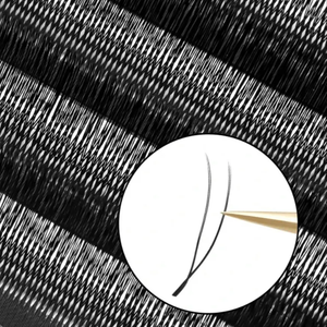 M Curl U Shape YY Extensiones de pestañas Todos los tamaños Premium <span class=keywords><strong>Y</strong></span> Shape Pestañas Cilios - Product Image 5