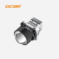 GCAR, Nuevo Proyector LED R5 Ultra de 2.5 Pulgadas, Lente Bi-LED con Prisma TIR, Chips Dobles de 75W, Faro Delantero Universal para Auto y Motocicleta