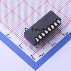 TPH108EZ DIP Switch Through hole Component (THT) Switch Piano Key Single Pole Single Throw 8 PC Pin - Product Image 1