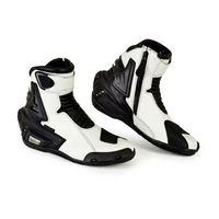 Bottes de course de moto imperméables et respirantes pour hommes et femmes, bottes courtes de cavalier, chaussures de randonnée d'aventure