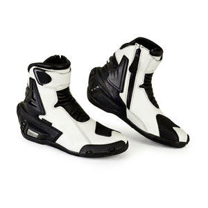 Botas impermeables y transpirables para hombre y mujer, zapatos de carreras de carretera para motocicleta, botas cortas para caballeros Rider, para aventura, turismo - Product Image 1