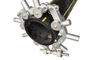 Cortador de Tubos de Plástico Giratorio ECR500PE, Herramienta Manual para Cortar Tubos de PE con Tamaños Seleccionables para Espacios Estrechos, Tubos de 160-500 mm - Product Image 4