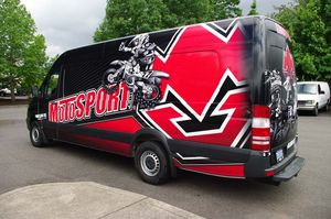 Tem dán xe hơi tùy chỉnh, bền, chống thấm nước, chống tia cực tím, quảng cáo, tem dán thân xe - Product Image 3