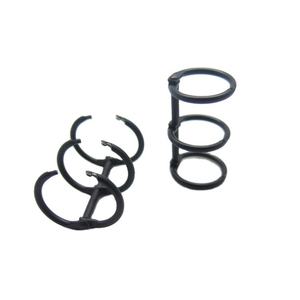 Anneaux de reliure en métal noir EWANG de 30 mm pour calendrier - Product Image 1