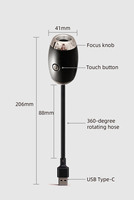 Projecteur d'étoiles LED moderne mini nébuleuse édition Galaxy noir USB 360° °   Ajustable