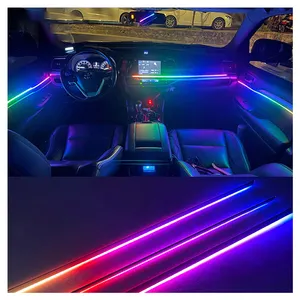 8m ambient lighting LED fiber optic light strips neon car interior