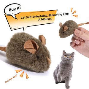 Jouet à mâcher pour chats en peluche réaliste avec son d'induction automatique intelligent et couineur - Écologique et auto-entretenant - Product Image 3