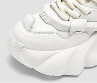 Chaussures de travail décontractées pour hommes, nouvelle conception, noires unies, semelle épaisse, cuir verni, résistantes à l'usure, plateforme épaisse, style campus