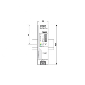 Fuentes de Alimentación Originales 2904600, Fuente de Alimentación de Riel DIN CA, 1 Salida, 24V 5A, Montaje QUINT4-<span class=keywords><strong>PS</strong></span>/1AC/24DC/5 - Product Image 2