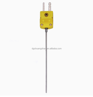 Type de prise blindé de contrôleur de thermocouple de la chaleur K/N/J/E/T sonde à hautes températures de 0.5mm 0-1300 ℃ Instrument pliable électrique