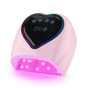 Lampe à ongles double lumière à écran cœur sans fil 98W pour DIY, séchoir professionnel UV LED pour vernis gel, machine de polymérisation pour salon, vente en gros - Product Image 6