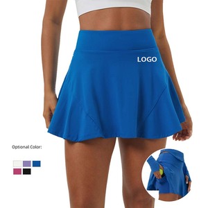 Rok Tenis Pinggang Tinggi Baru 2024, Pakaian Olahraga Berkualitas Tinggi, Pakaian Olahraga Tanpa Jahitan, Pakaian Olahraga, Gaun Tenis untuk Wanita - Product Image 1