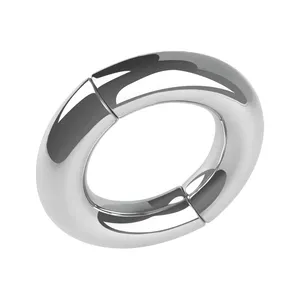 AIZHILIAN GF 304 stainless steel Penis ring cock ring sex toy cock ring for big cock man metal lock penis and testicle for male